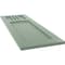 Ekena Millwork True Fit PVC San Miguel Mission Style Fixed Mount Shutters, Track Green, 12W x 32H, PR TFP001SM12X032TG - alternate 10
